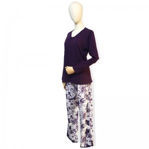 Factory wholesale Yoga Pants -
 Cotton women’s long sleeved Pajama – HONGHUA