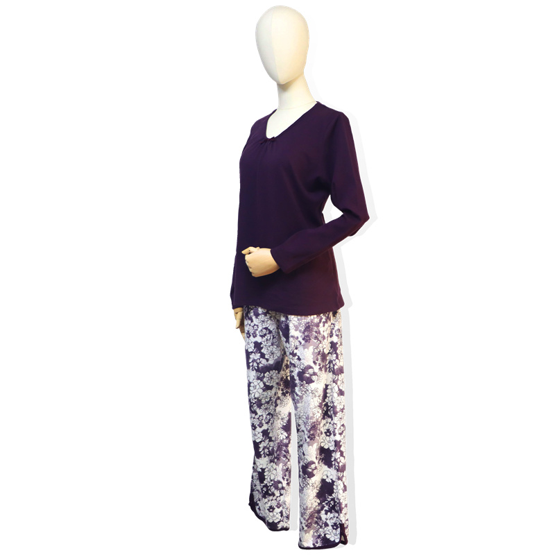 Factory wholesale Yoga Pants -
 Cotton women’s long sleeved Pajama – HONGHUA