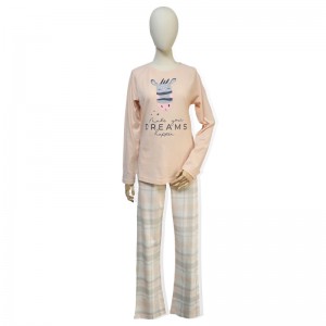 Special Price for Silk Pajamas -
 Ladies Long Sleeved Pajama – HONGHUA