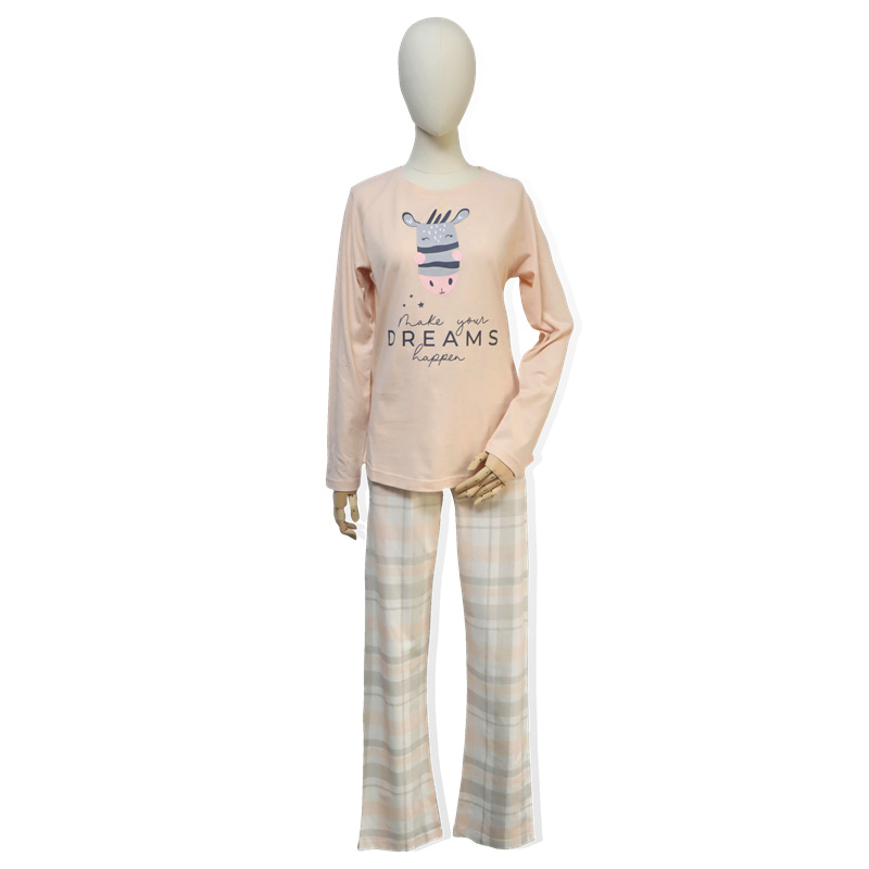 High Performance Linen Pajamas -
 Ladies Long Sleeved Pajama – HONGHUA