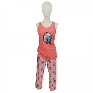 China Cheap price Clothing -
 Cotton Women’s Sleeveless and Capri Pajama – HONGHUA