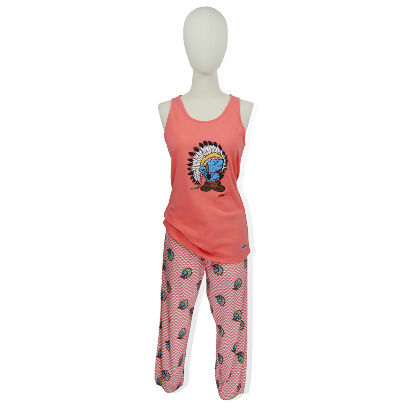 Bottom price T Shirt Printing -
 Cotton Women’s Sleeveless and Capri Pajama – HONGHUA