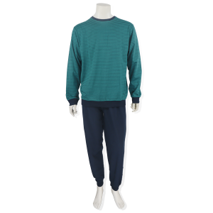 Striped long sleeved pajama cover