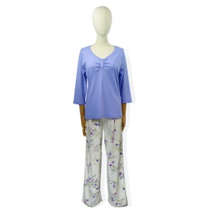 PriceList for Pajamas For Women -
 Cotton Women’s 3/4 Sleeved Pajama – HONGHUA