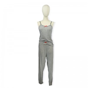 Cotton Women’s Straped Yarn Dye Pajama